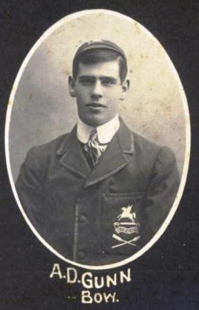 'Alec' Gunn, (Rowing 1910)